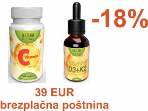 Vitamin C + D3 s K2