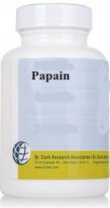 PAPAIN, 500 mg, 100 mehkih kapsul