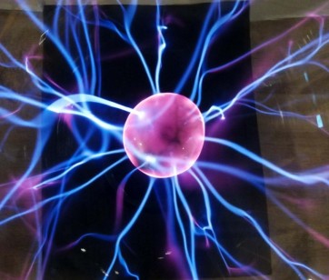 Nikola Tesla in Violet Ray Wand