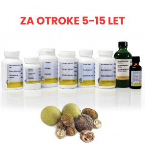 ČIŠČENJE ČREVESJA IN PARAZITOV OTROCI 5-15 LET