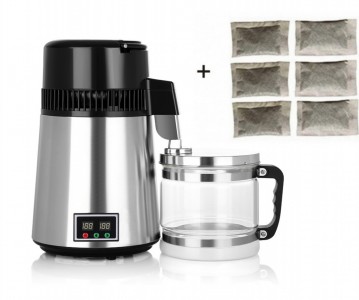 DESTILATOR VODE INOX/BLACK M26 + 6 FILTROV
