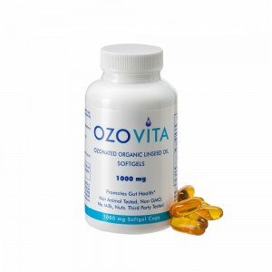 OZONIRANO LANENO OLJE, 1000 mg, mehka kapsula