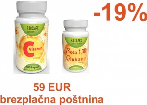Beta glukan (30 kapsul) + Vitamin C