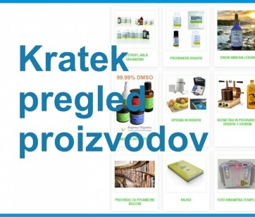 Kratek pregled proizvodov na www.drclark.si